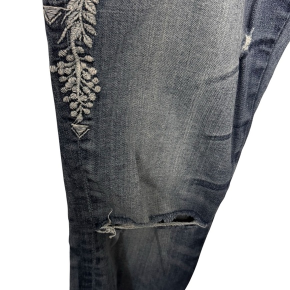 Sundance Driftwood Denim Jeans Marilyn Embroidery boho festival hippie size 29 - Picture 7 of 11